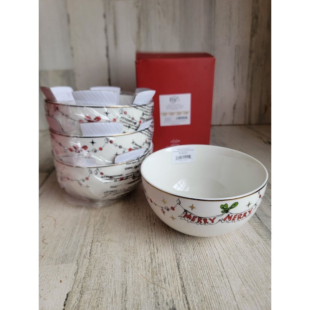 Lenox Merry Grinchmas‎ all-purpose bowl set Xmas decor